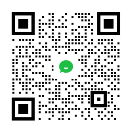 官方微信公众号二维码,黑白方块图案,背景为白色